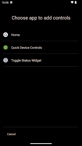 Quick Device Controls