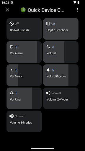 Quick Device Controls